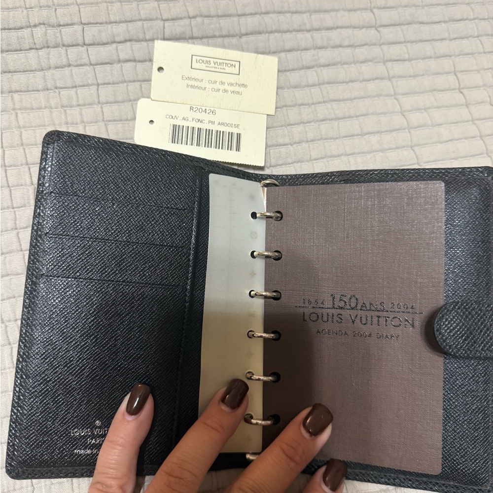 Louis Vuitton Vintage Black Epi Leather PM Agenda Cover - Picture 4 of 8
